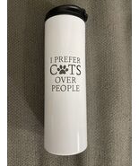 “I Prefer Cats Over People” Water Bottle Hydro Flask 16oz Insulated - €10,23 EUR