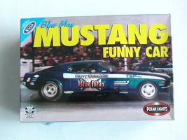 Factory Sealed Blue Max Mustang Funny Car By Polar Lights #6507 - £39.95 GBP