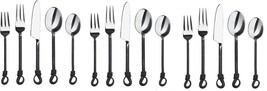 Twist and Shout Stainless Steel Flatware Set Service for Persion Modern ... - £79.13 GBP