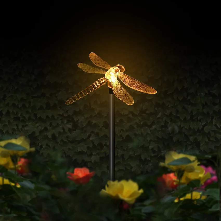 Outdoor Solar Powered Garden Decorative Lamp Color-Changing LED scape Light Wate - £57.34 GBP