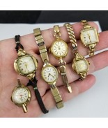 vintage ladies watch lot x6 Bulova Caravelle Helbros Girard Perregaux 10... - €86,13 EUR