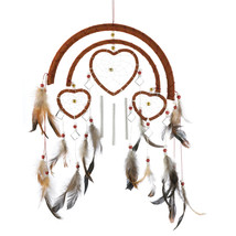 Dreamcatcher Triple Heart Wind Chime  - £10.14 GBP