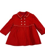 1950s Red Girls Coat Kute Kiddies Classic Double-Breasted Union Made - $915.57 MXN
