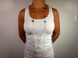 Hand Crafted 16 Mother of Pearl Clover Necklace - $150.00