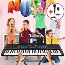 61 Electronic Portable Digital Piano Keyboard For Beginners Kids W/ Mic ... - £78.46 GBP