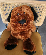 Spark Create Imagine 16 Inches Brown Plush Puppy Dog Soft Cute Cuddly - $18.86