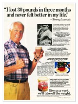 Ultra Slim-Fast Diet Tommy Lasorda LA Dodgers Vintage 1990 Full-Page Mag... - £7.66 GBP