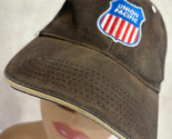 Union Pacific Railroad Safety Team Well Worn Strapback Baseball Cap Hat ... - $14.40