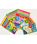 NEW Lot of 5 Sudoku Collection &amp; Digest Puzzle Books 90-123 Puzzles In Each - £12.41 GBP