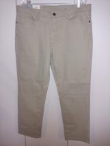 ENGLISH LAUNDRY MEN&#39;S TAN 5-POCKET COTTON/SPANDEX PANTS-36x30-NWT-GREAT - £15.95 GBP