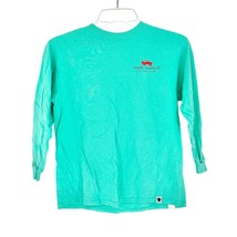 Simply Southern Tshirt Youth M Seafoam Green LS Crew Neck Prep for Holid... - $13.86