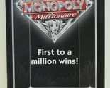 Monopoly Millionaire board Game Replacement Parts Pieces Instruction Man... - £3.88 GBP
