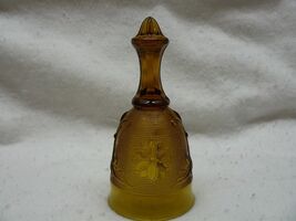 Tiara Glass Amber Bell #125 - $7.99