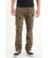 BULLHEAD GRAVELS CHINO SLIM JOEL CAMO GREEN PANTS JEANS MEN&#39;S GUYS NEW $55 - €36,57 EUR