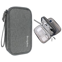 Small Travel Electronic Organizer, Universal Carrying Pouch Bag For Tech Electro - £14.38 GBP