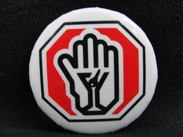 Pinback Button 1980s MADD Mothers Against Drunk Driving Vintage Red Black White - £8.00 GBP
