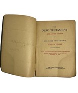 Vtg 1930&#39;s The New Testament Red Letter Edition The World Publishing Com... - $19.00