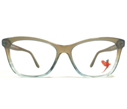 Maui Jim Eyeglasses Frames MJO2122-06E Clear Blue Brown Cat Eye Fade 53-... - £51.23 GBP