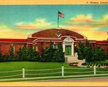 Armory Building Laurel Delaware DE UNP Linen Postcard A2 - $4.47