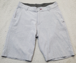 Burnside Golf Chino Shorts Mens Size 30 Gray Casual Mid Rise Stretch Per... - $29.19 CAD