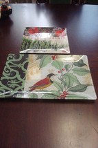 Art Glass Trays by Loree Designs, Called Holiday &amp; Blerrylong All Occasions - $717.24 MXN