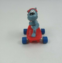 Vintage 1994 Nickelodeon Doug Porkchop On Skateboard Hardee&#39;s Toy - $4.94