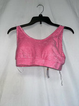 MSRP $44 Derek Heart Textured Pink Sports Bra Size Small NWOT - £7.48 GBP