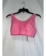 MSRP $44 Derek Heart Textured Pink Sports Bra Size Small NWOT - £7.67 GBP