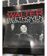 Bruno Walter: Beethoven Symphony No. 5 &amp; No. 4 Album RARE - $204.82