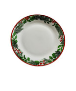 1 Plate Royal Norfolk Christmas Holly Wreath Dinner 10.5&quot;-Brand New-SHIP... - £12.49 GBP