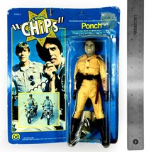 Erik Estrada - CHiPs TV Series &quot;Ponch&quot; Action Figure (1977) on Card By Mego - £73.80 GBP