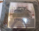 Waterford Marquis Logan 6P Queen Comforter set Black Gold - £143.44 GBP