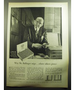 1958 Alfred Dunhill H. Upmann Cigars Advertisement - Why Mr. Ballinger s... - £14.55 GBP