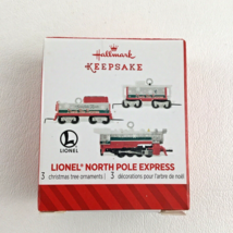 Hallmark Keepsake Christmas Tree Mini Ornament Lionel Train North Pole Express - £15.51 GBP