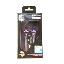 NFL Minnesota Vikings Football Team Official Micro Line Earbuds w/ Microphone - $19.34