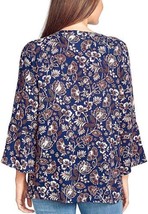 Gloria Vanderbilt Womens Nova Flutter Sleeve Blouse, Small - £17.11 GBP