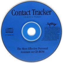Contact Tracker (PC-CD, 1995) for Windows 3.1 &amp; DOS 3.1 - NEW CD in SLEEVE - $3.98