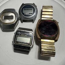 Vintage Digital Watches For Parts / Repair LED LCD Sensor National semic... - $422.41 MXN