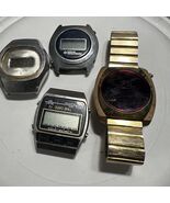 Vintage Digital Watches For Parts / Repair LED LCD Sensor National semic... - $422.41 MXN