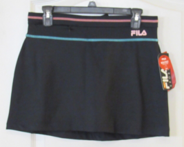 Fila Sport Performance Active Skort Black w/Pink&amp; Blue Women s Sz S NWT ... - $299.58 MXN