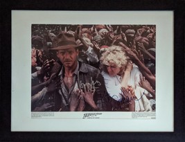 Harrison Ford and Kate Capshaw signed &quot;Indiana Jones and the Temple of Doom&quot; lob - £559.54 GBP