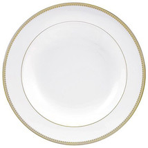 Wedgwood Vera Wang Lace Gold Rim Soup Bowl 9&quot; New - £27.89 GBP