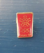 1988 Olympics -- Lapel Pin - Gold and Red - £7.96 GBP