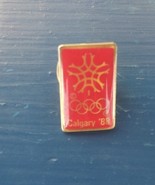 1988 Olympics -- Lapel Pin - Gold and Red - $13.79 CAD