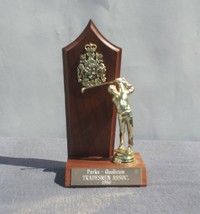 One of  Kind - Vintage 1980s Golf Trophy - 1986 Tradesman Assocaition To... - $35.00