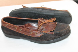 Cole Haan Country Size 8.5 M Brown Driving Loafers Shoes Vintage - £17.13 GBP