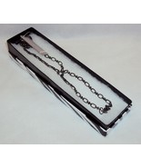 Necklace ~ GUESS? Branded, Metal Oval Links w/Double-Eye Connectors  #54... - $185.63 MXN