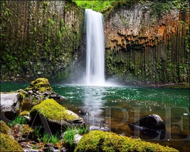 Waterfall Photograph 8X10 New Fine Art Color Print Picture Photo Nature Forest - £6.12 GBP