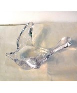 PRINCESS HOUSE Bird in Flight Heavy Glass Spoon Rest Candy Flower Candle... - $16.95