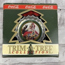 Coca-Cola Trim A Tree Collection Bottle Cap Coke Ornament Santa Claus NO... - $9.22